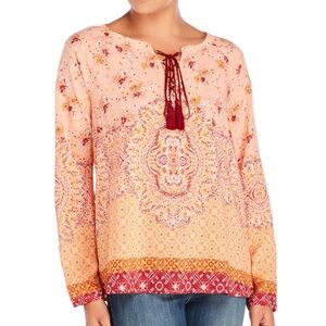 NEW Anthropologie Sactuary Sunshine Girl Boho Top size S Orange